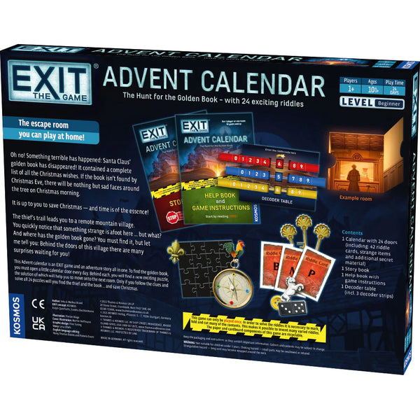 Exit - Advent Calendar - The Hunt for the Golden Book