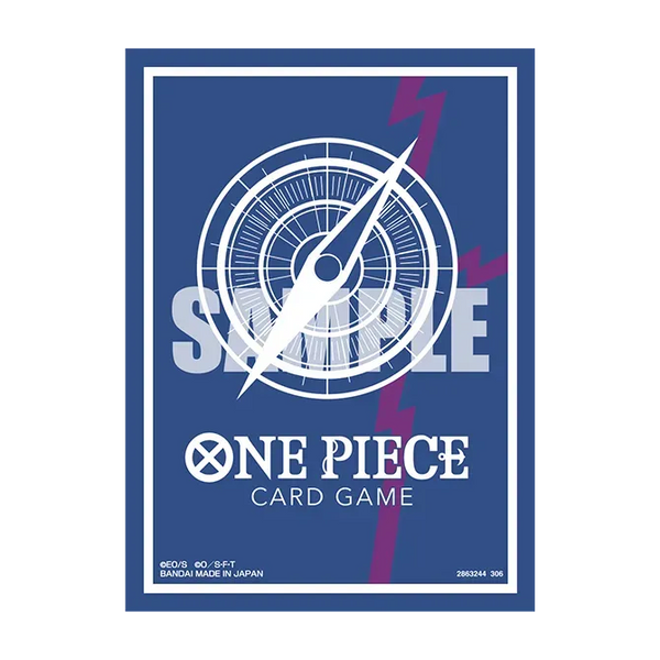 (NOT FOR SALE UNTIL 08/28/2026) Deck Sleeves - Bandai - One Piece TCG - Official Sleeves 16 - Standard Blue ver.