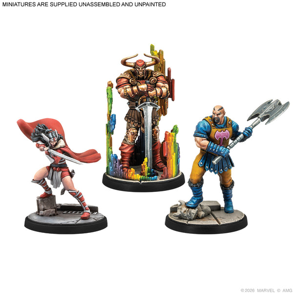 (NOT FOR SALE UNTIL 08/07/2026) Marvel Crisis Protocol - Asgardians Starter Set