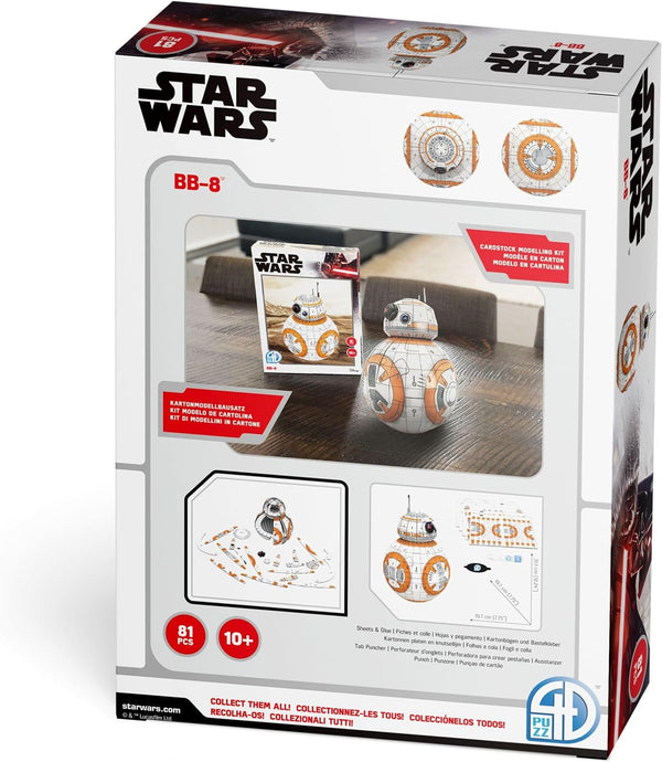 Star Wars - BB-8 - Paper Model Kit - 3D Puzzle (81 Pcs.)