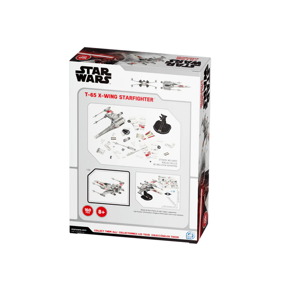 Star Wars - T-65B X-Wing Starfighter - Paper Model Kit - 3D Puzzle (160 Pcs.)