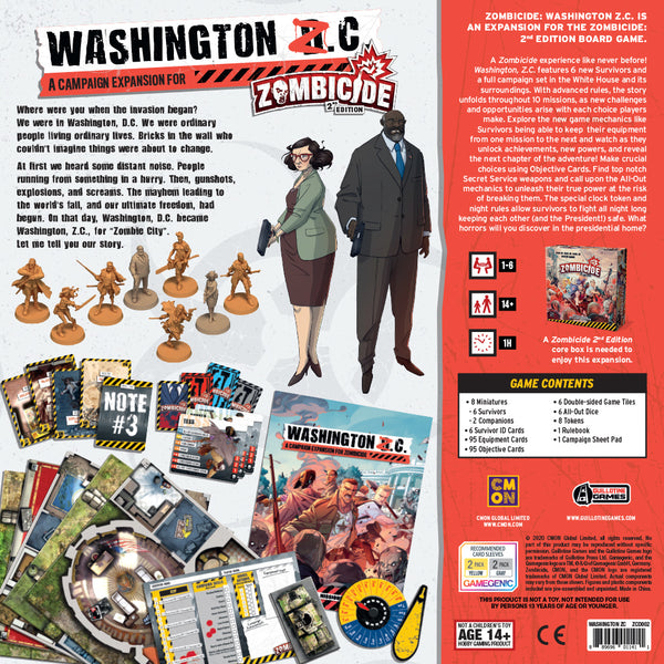Zombicide (2nd Edition) - Washington Z.C. Expansion