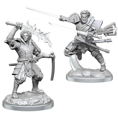 Magic: The Gathering - MTG Unpainted Miniatures - Raiyuu & Isshin