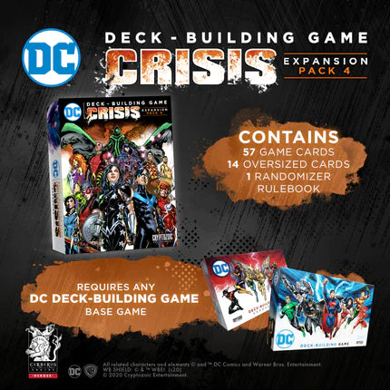 DC Comics - DC Deck-Building Game - Crisis Expansion Pack 4