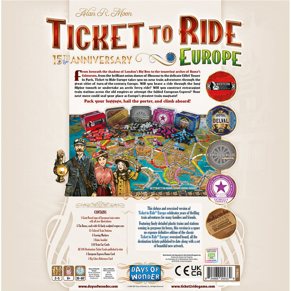Ticket to Ride - Europe 15th Anniversary