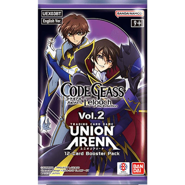 Union Arena TCG - Code Geass - Lelouch of the Rebellion Vol. 2 - Booster Pack