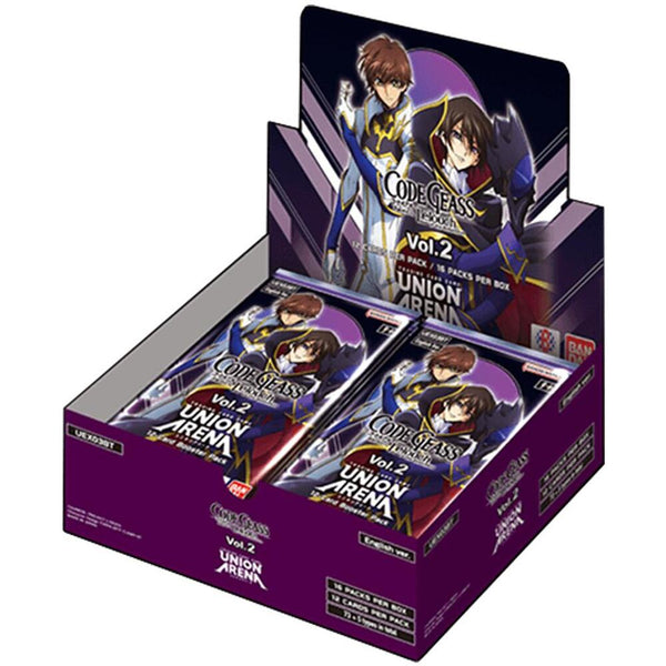 Union Arena TCG - Code Geass: Lelouch of the Rebellion Vol. 2 Booster Display Box