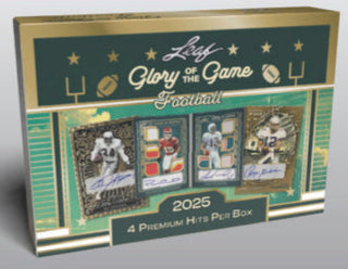 2025 Leaf Glory of the Game Football Hobby Box (Factory Sealed)