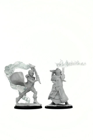 Pathfinder Deep Cuts Unpainted Miniatures - Human Female Cleric