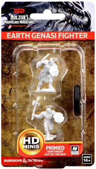 D&D - Nolzur's Marvelous Unpainted Miniatures - Earth Genasi Male Fighter