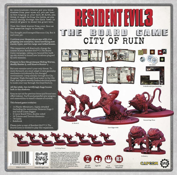 Resident Evil 3: The Board Game - City of Ruin Expansion
