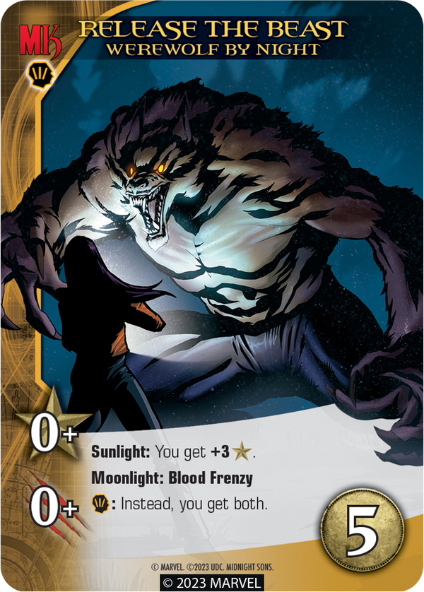 Legendary: A Marvel Deck Building Game - Midnight Sons Expansion