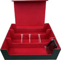 Deck Box - Magazine Exchange - 1800-Count 3-Row - Black & Red