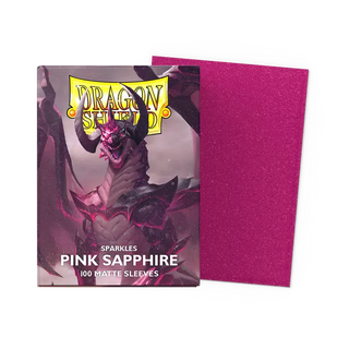 Deck Sleeves - Dragon Shield - Matte Sparkles - Pink Sapphire (100 Ct.)