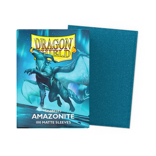 Deck Sleeves - Dragon Shield - Matte Sparkles - Amazonite (100 Ct.)