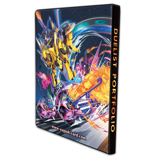 Binder - Konami - 9-Pocket Portfolio - Yu-Gi-Oh! - Gold Pride - Photo Finish Duelist Portfolio