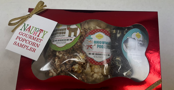 Poptique - Popcorn Sampler - Naughty Gift Box