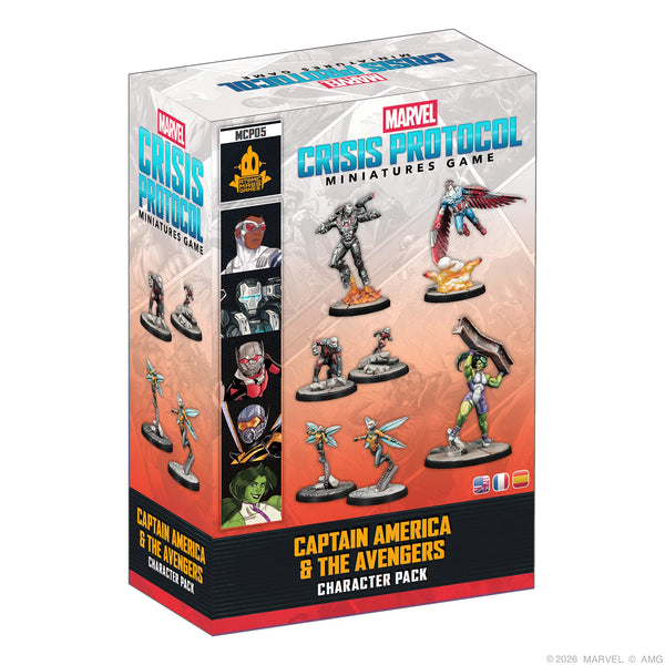 Marvel Crisis Protocol - Captain America & The Avengers Character Pack