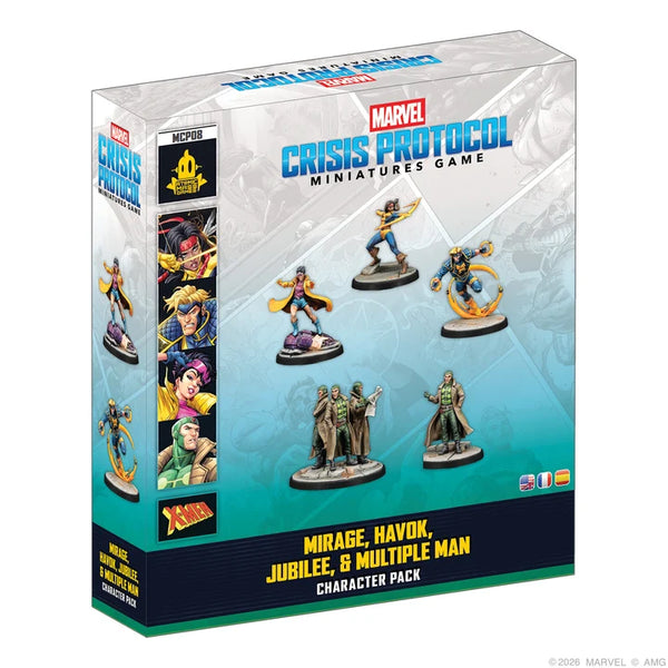 Marvel Crisis Protocol - Mirage, Havok, Jubilee & Multiple Man Character Pack