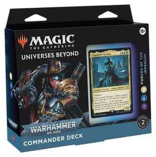 Magic: The Gathering - Universes Beyond - Warhammer 40,000 (40K) - Commander Deck - Forces of the Imperium