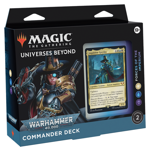 Magic: The Gathering - Universes Beyond - Warhammer 40,000 - Commander Deck - Forces of the Imperium