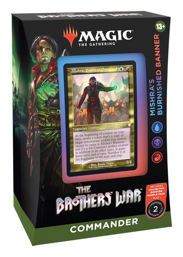 Magic: The Gathering - The Brothers' War Commander Deck - Mishra's Burnished Banner