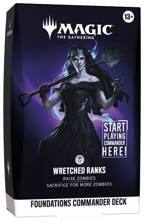 (NOT FOR SALE UNTIL 10/02/2026) Magic: The Gathering - Foundations Commander Deck - Wretched Ranks