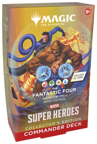 (NOT FOR SALE UNTIL 06/19/2026) Magic: The Gathering - Marvel Super Heroes Commander Deck - Fantastic Four (Collector's Edition)