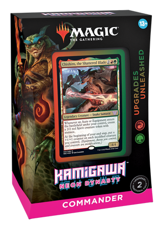 Magic: The Gathering - Kamigawa: Neon Dynasty Commander Deck - Upgrades Unleashed