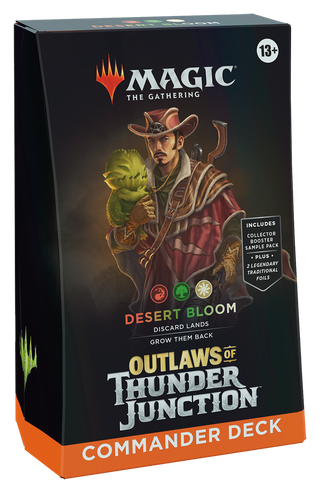 Magic: The Gathering - Outlaws of Thunder Junction Commander Deck - Desert Bloom