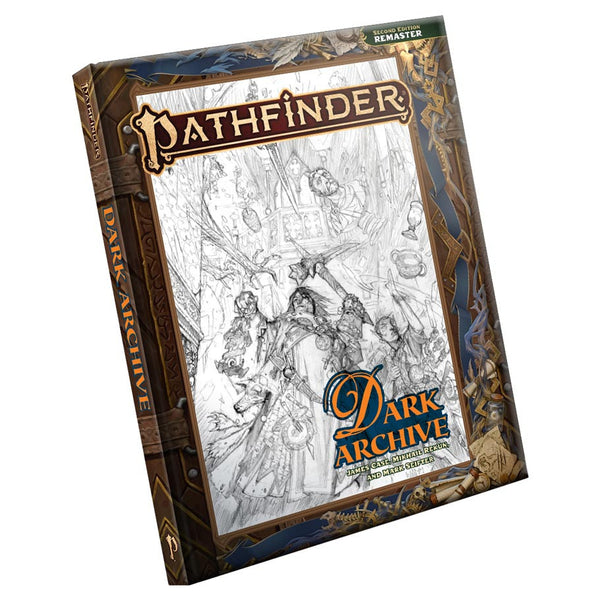 Pathfinder 2E (Second Edition) RPG - Dark Archive (Remastered Sketch Cover)