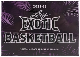 2022/23 Leaf Exotic Basketball Box