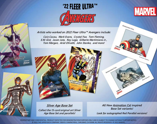 2022 Upper Deck Fleer Ultra Marvel Avengers Box
