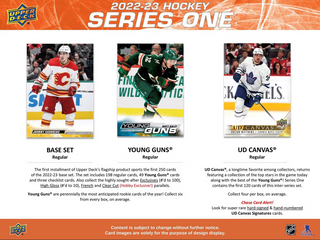 2022/23 Upper Deck Series 1 Hockey Hobby Box