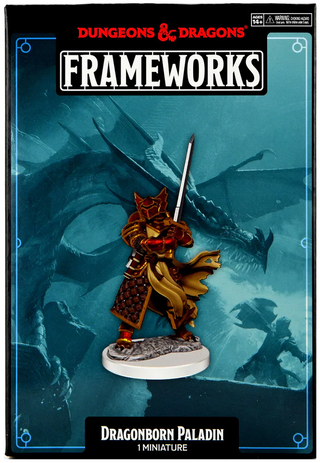 D&D - Frameworks Miniatures - Dragonborn Paladin Male