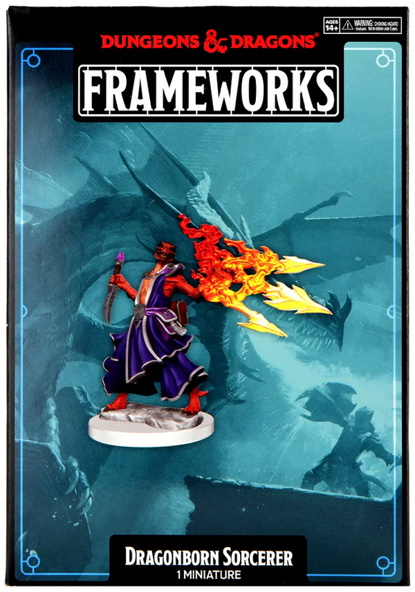 D&D - Frameworks Miniatures - Dragonborn Sorcerer Female