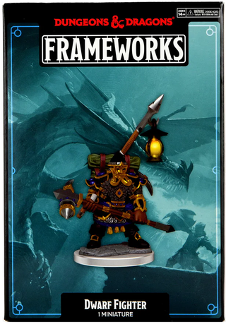 D&D - Frameworks Miniatures - Dwarf Fighter Male