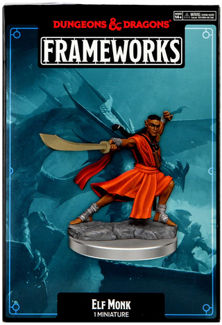 D&D - Frameworks Miniatures - Elf Monk Male