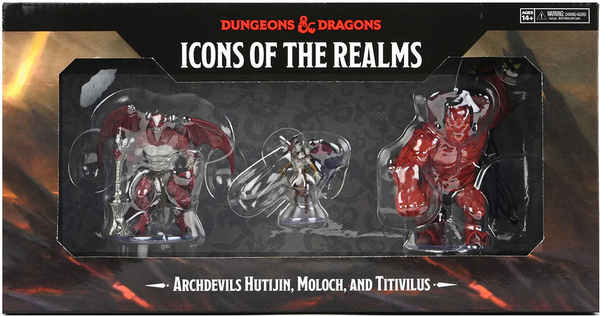 D&D - Icons of the Realms - Archdevils - Hutijin, Moloch, and Titivilus