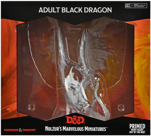 D&D - Nolzur's Marvelous Unpainted Miniatures - Adult Black Dragon