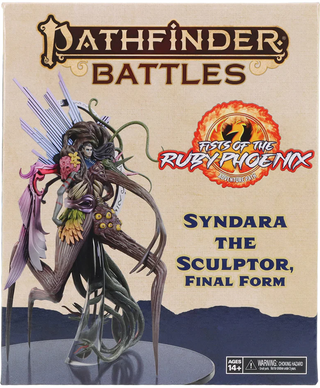 Pathfinder Battles - Painted Miniatures - Fists of the Ruby Phoenix - Syndara the Sculptor, Final Form