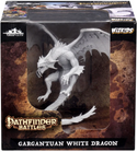 Pathfinder Deep Cuts Unpainted Miniatures - Gargantuan White Dragon