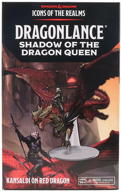 D&D - Icons of the Realms - Dragonlance - Kansaldi on Red Dragon