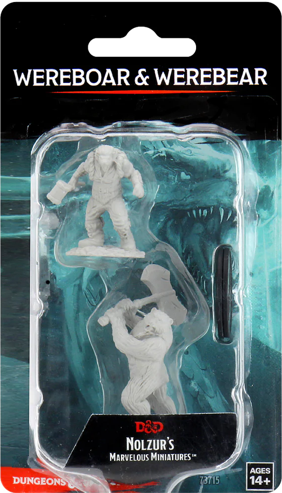 D&D - Nolzur's Marvelous Unpainted Miniatures - Wereboar & Werebear