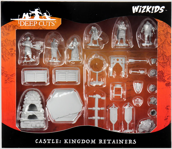 WizKids Deep Cuts Unpainted Miniatures - Castle: Kingdom Retainers