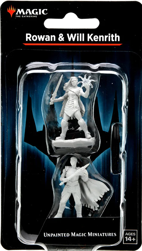 Magic: The Gathering - MTG Unpainted Miniatures - Rowan & Will Kenrith