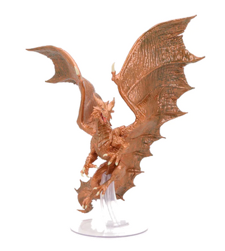 D&D - Icons of the Realms - Premium Painted Miniatures - Adult Copper Dragon