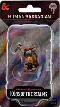 D&D - Icons of the Realms - Premium Painted Miniatures - Female Human Barbarian