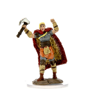 D&D - Icons of the Realms - Premium Painted Miniatures - Female Human Barbarian