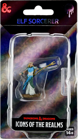 D&D - Icons of the Realms - Premium Painted Miniatures - Female Elf Sorcerer